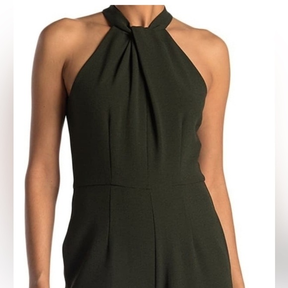 Julia Jordan Halter Twist Neck Sleeveless Jumpsuit - Picture 3 of 11